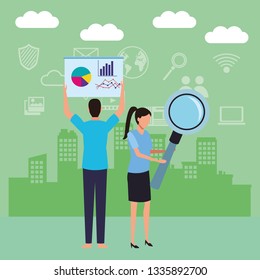 couple with datachart