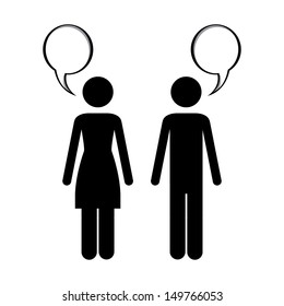 couple design over white background vector illustration 