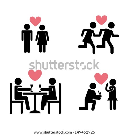 couple design over white background vector illustration  