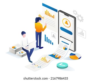 Pareja de análisis de datos comerciales