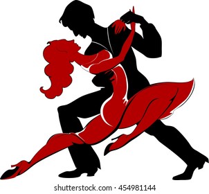 couple doing tango
