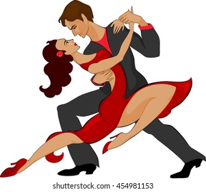 couple doing tango
