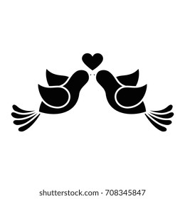 couple of doves icon