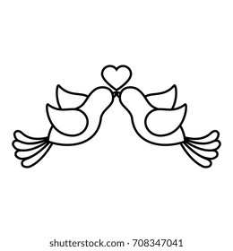 couple of doves icon