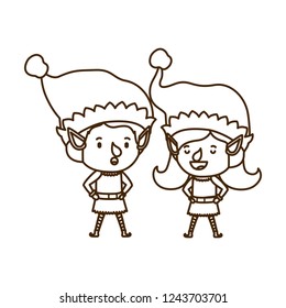 couple of elves moving avatar character