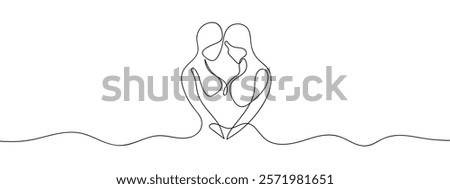 Similar – Image, Stock Photo Cute couple embracing each other