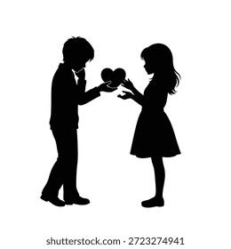 Pareja intercambiando anillos, aislados sobre fondo blanco