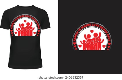 Couple  Family T-Shirt Design For You.