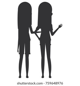couple of female friends avatars