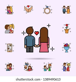 couple, female, love, male icon. Universal set of love story for website design and development, app development