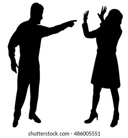 Couple in a fight