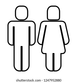 couple figure silhouette icon