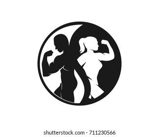 Couple Fitness Logo