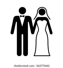 32,085 Wedding couple black white illustration Images, Stock Photos ...