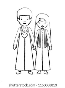 couple graduates avatars characters
