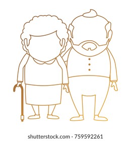 couple of grandparents avatars characters