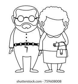 couple of grandparents avatars characters