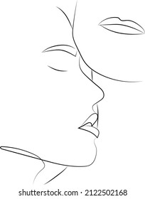 couple hand draw modern abstract minimal two hand drawing passion relationship lover emotion valentines day line art icon vector outline doodle