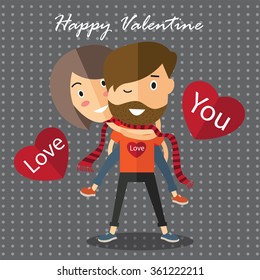couple happy valentine