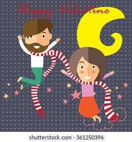 couple happy valentine