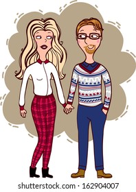 A couple of hipsters