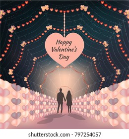 couple holding hands background valentine day