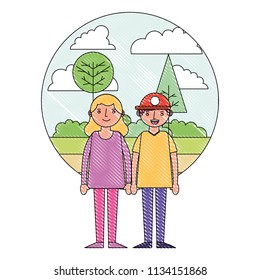 couple holding hands in the park
