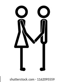couple human figures icon
