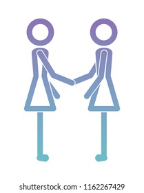 couple human figures icon