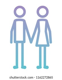 couple human figures icon