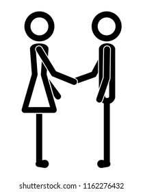 couple human figures icon