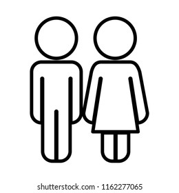 couple human figures icon