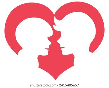 Couple or Human Lover Illustration