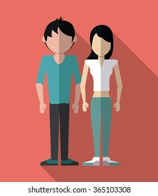 Couple of humans design 