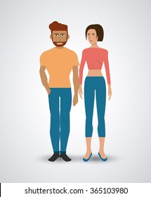 Couple of humans design 