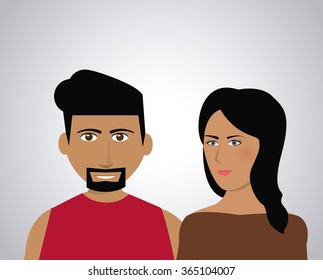 Couple of humans design 