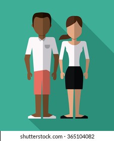 Couple of humans design 