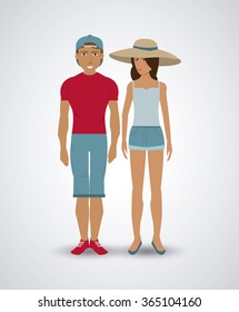 Couple of humans design 