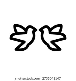 Couple Icon Vector Symbol Design Illustration