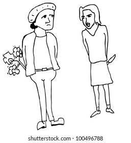 couple illustration