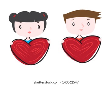 Couple illustration