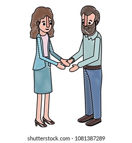 couple isometrics avatars characters