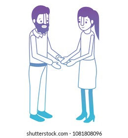 couple isometrics avatars characters
