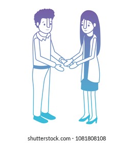 couple isometrics avatars characters