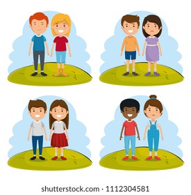 couple of kids characters