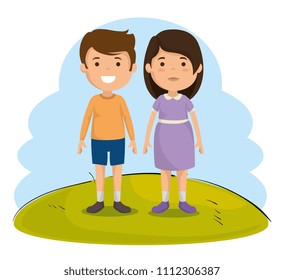 couple of kids characters