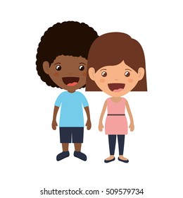 couple of kids smiling
