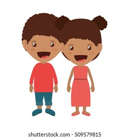 couple of kids smiling
