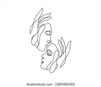 Free Vector  Romantic couple drawing