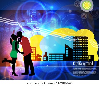 Couple kissing